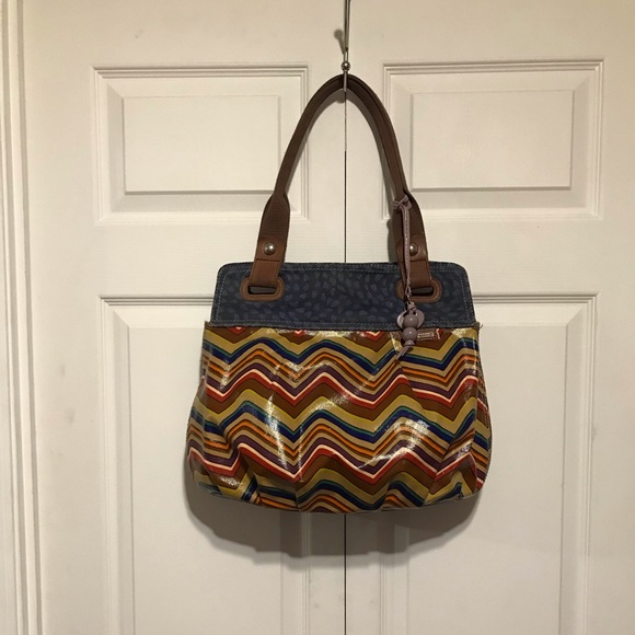 Fossil Key-Per Shoulder Purse - Picture 1 of 11